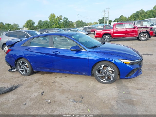 46101779 :رقم المزاد ، KMHLP4DG4SU054691 vin ، 2025 Hyundai Elantra Limited مزاد بيع