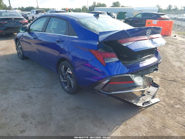 46101779 :رقم المزاد ، KMHLP4DG4SU054691 vin ، 2025 Hyundai Elantra Limited مزاد بيع