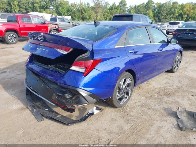 46101779 :رقم المزاد ، KMHLP4DG4SU054691 vin ، 2025 Hyundai Elantra Limited مزاد بيع