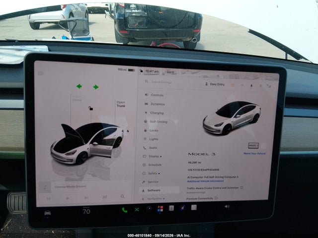 Aukcja sprzedaży 2023 Tesla Model 3 Rear-wheel Drive, vin: 5YJ3E1EA4PF504956, numer aukcji: 46101840