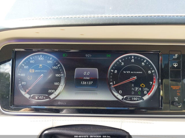 Продажа на аукционе авто 2015 Mercedes-benz S 63 Amg 4matic, vin: WDDUG7JB2FA201171, номер лота: 46101875