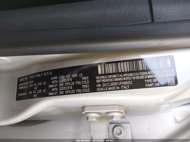 Jeep Renegade Latitude 4x4 2018 ZACCJBBB1JPH86052 Image 9