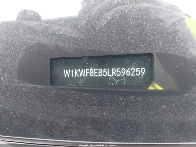 46102225 :رقم المزاد ، W1KWF8EB5LR596259 vin ، 2020 Mercedes-benz C 300 4matic مزاد بيع
