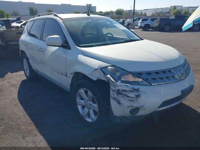 2007 Nissan Murano S მანქანა იყიდება აუქციონზე, vin: JN8AZ08W17W613324, აუქციონის ნომერი: 46102489
