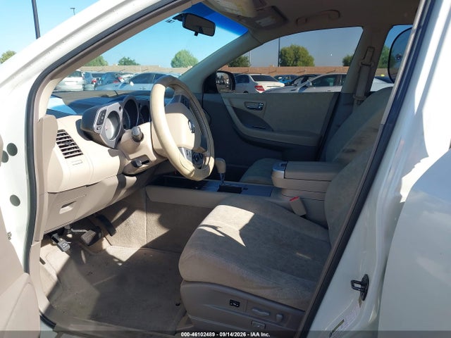 2007 Nissan Murano S მანქანა იყიდება აუქციონზე, vin: JN8AZ08W17W613324, აუქციონის ნომერი: 46102489
