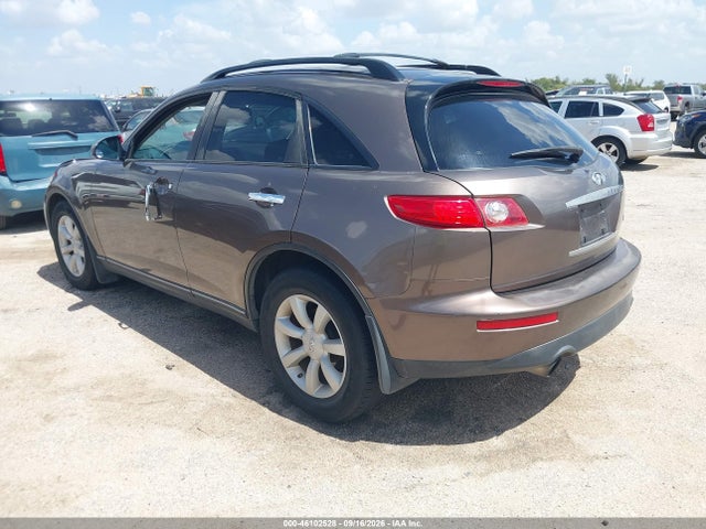 Aukcja sprzedaży 2005 Infiniti Fx35, vin: JNRAS08W35X212736, numer aukcji: 46102528