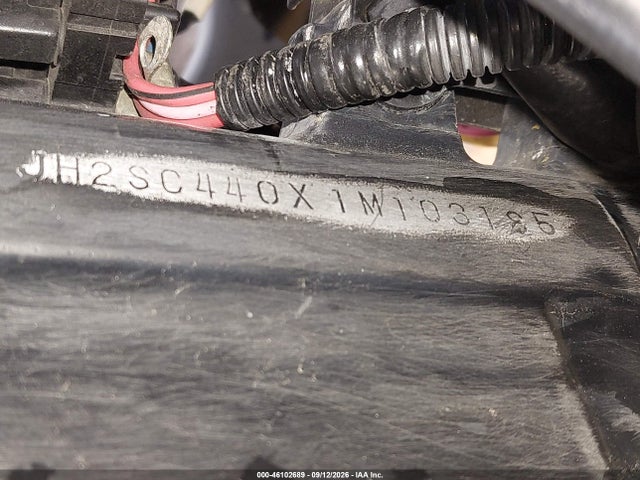 2001 Honda Cbr900 Rr მანქანა იყიდება აუქციონზე, vin: JH2SC440X1M103185, აუქციონის ნომერი: 46102689