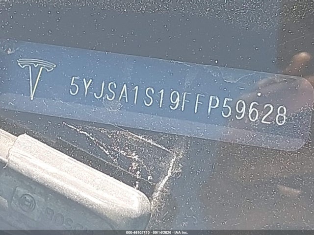 Aukcja sprzedaży 2015 Tesla Model S 60/70/85, vin: 5YJSA1S19FFP59628, numer aukcji: 46102710