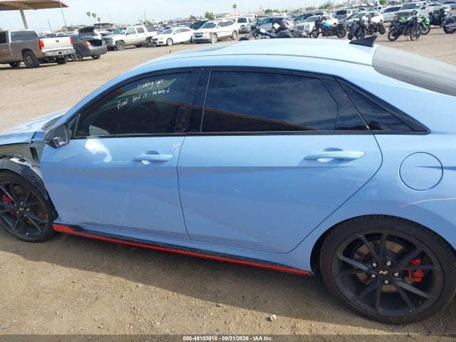 2025 Hyundai Elantra N მანქანა იყიდება აუქციონზე, vin: KMHLW4DK3SU026582, აუქციონის ნომერი: 46103018