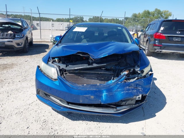 46103201 :رقم المزاد ، 19XFB2F57DE036283 vin ، 2013 Honda Civic Lx مزاد بيع