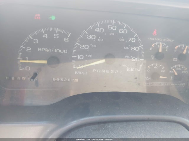 1998 Chevrolet C1500 Fleetside მანქანა იყიდება აუქციონზე, vin: 2GCEC19M4W1267289, აუქციონის ნომერი: 46103211