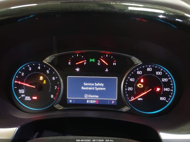 46103262 :رقم المزاد ، 1GNEVGKW0LJ324928 vin ، 2020 Chevrolet Traverse Awd Lt Cloth مزاد بيع