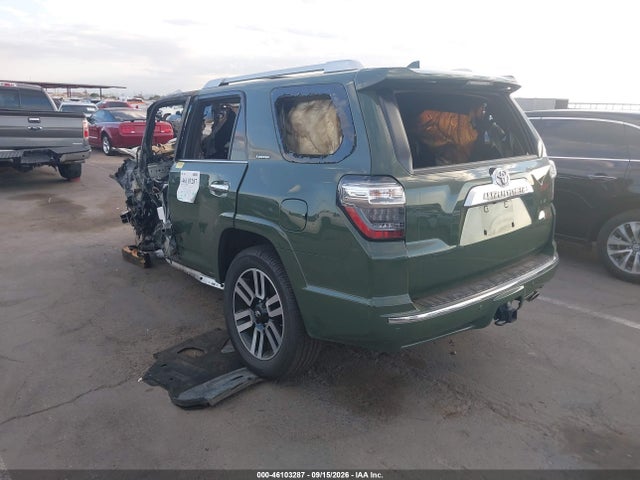 2022 Toyota 4runner Limited მანქანა იყიდება აუქციონზე, vin: JTEKU5JR9N5997870, აუქციონის ნომერი: 46103287