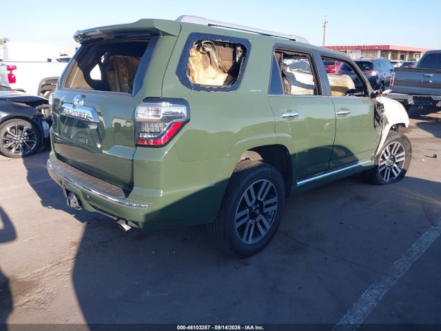 2022 Toyota 4runner Limited მანქანა იყიდება აუქციონზე, vin: JTEKU5JR9N5997870, აუქციონის ნომერი: 46103287