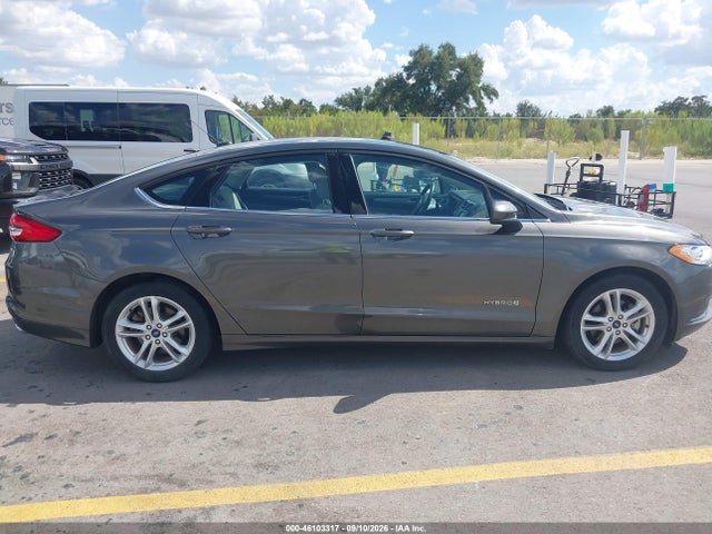 Продажа на аукционе авто 2018 Ford Fusion Hybrid S, vin: 3FA6P0UU3JR254456, номер лота: 46103317