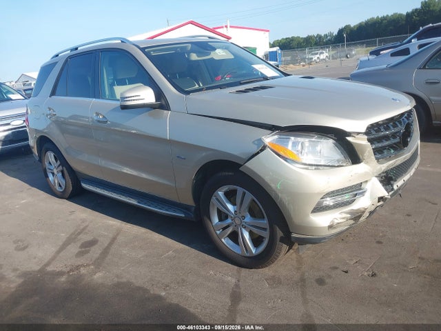 Aukcja sprzedaży 2012 Mercedes-benz Ml 350 4matic, vin: 4JGDA5HB9CA027533, numer aukcji: 46103343