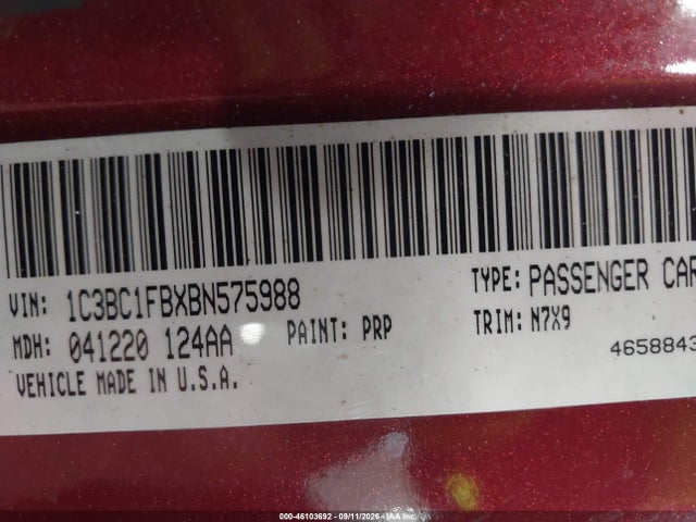 Продаж на аукціоні авто 2011 Chrysler 200 Touring, vin: 1C3BC1FBXBN575988, номер лоту: 46103692