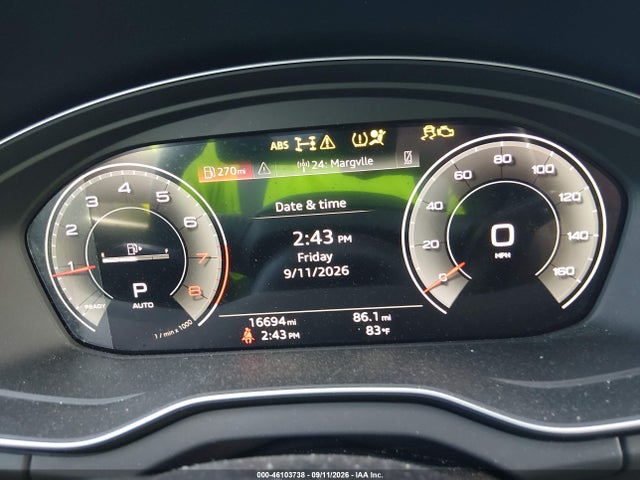 Продажа на аукционе авто 2024 Audi Q5 Premium Plus 45 Tfsi S Line Quattro, vin: WA1EAAFY1R2075291, номер лота: 46103738