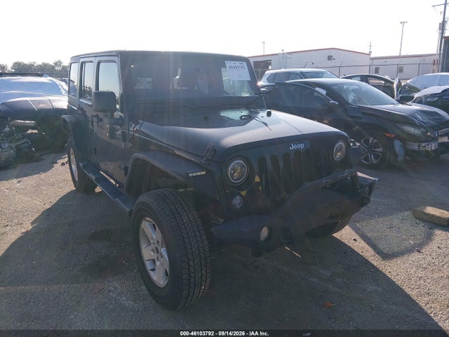 46103792 :رقم المزاد ، 1C4BJWDG5GL303901 vin ، 2016 Jeep Wrangler Unlimited Sport مزاد بيع