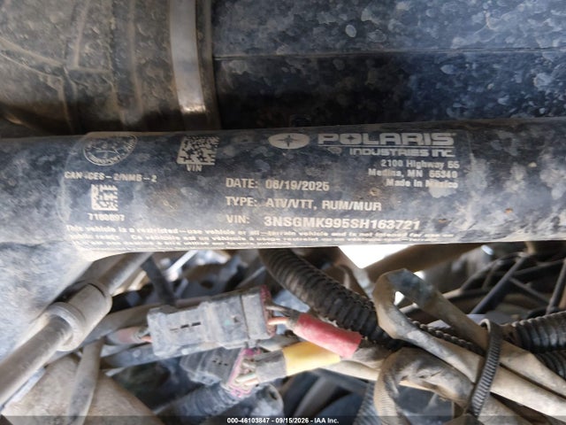 Продаж на аукціоні авто 2025 Polaris General Xp 4 1000 Ultimate, vin: 3NSGMK995SH163721, номер лоту: 46103847