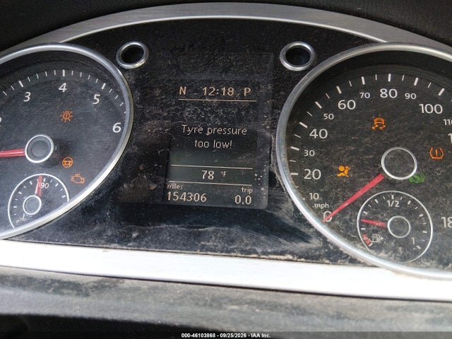 46103868 :رقم المزاد ، WVWHL73CX9E566188 vin ، 2009 Volkswagen Cc Luxury مزاد بيع