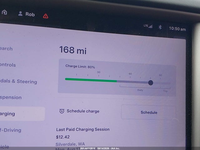 2020 Tesla Model S Long Range Dual Motor All-wheel Drive/long Range Plus Dual Motor All-wheel Drive მანქანა იყიდება აუქციონზე, vin: 5YJSA1E22LF400668, აუქციონის ნომერი: 46103918