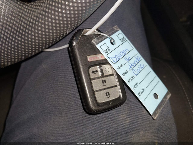 46103951 :رقم المزاد ، 19XFC2F75GE078180 vin ، 2016 Honda Civic Ex مزاد بيع