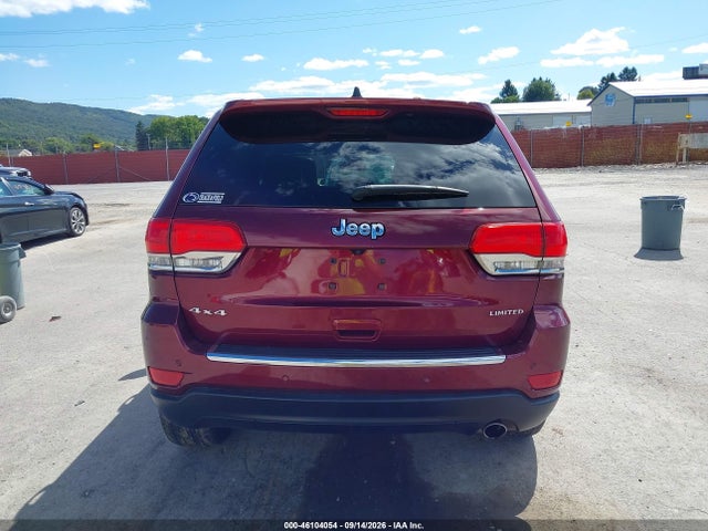 46104054 :رقم المزاد ، 1C4RJFBG0JC394892 vin ، 2018 Jeep Grand Cherokee Limited 4x4 مزاد بيع
