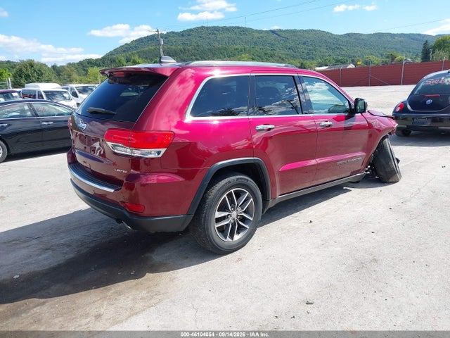 46104054 :رقم المزاد ، 1C4RJFBG0JC394892 vin ، 2018 Jeep Grand Cherokee Limited 4x4 مزاد بيع