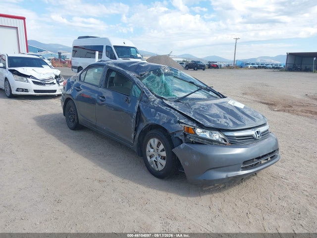 Продажа на аукционе авто 2012 Honda Civic Lx, vin: 2HGFB2F53CH312026, номер лота: 46104097