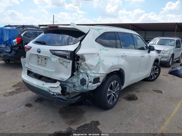 Aukcja sprzedaży 2020 Toyota Highlander Hybrid Xle, vin: 5TDGARAHXLS502715, numer aukcji: 46104134