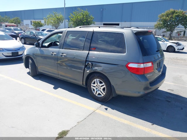 46104254 :رقم المزاد ، 5FNRL38757B096883 vin ، 2007 Honda Odyssey Ex-l مزاد بيع