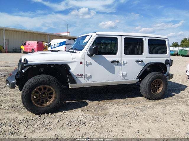 46104395 :رقم المزاد ، 1C4HJXFG7JW329130 vin ، 2018 Jeep Wrangler Unlimited Rubicon 4x4 مزاد بيع