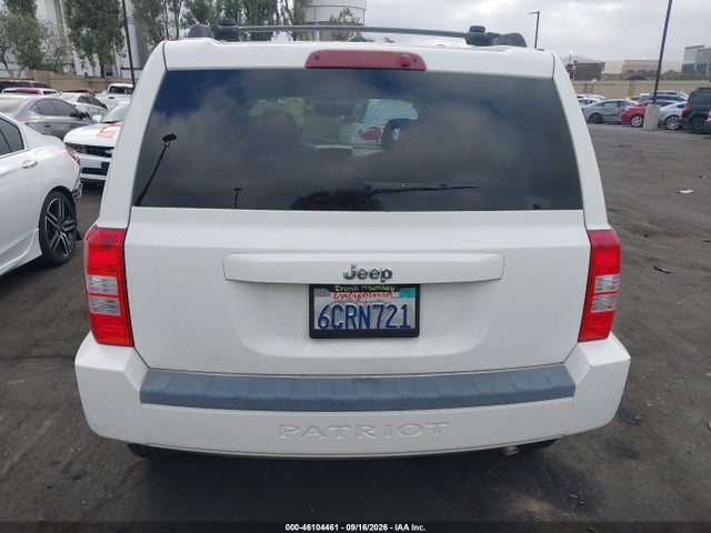 Продажа на аукционе авто 2008 Jeep Patriot Sport, vin: 1J8FT28W78D521400, номер лота: 46104461