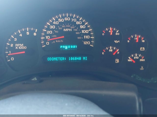46104545 :رقم المزاد ، 2GCEK19T441397225 vin ، 2004 Chevrolet Silverado 1500 Lt مزاد بيع