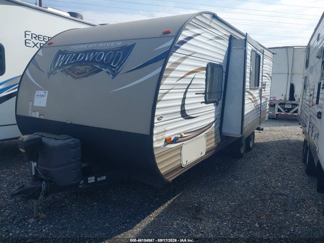 2016 Forest River Wildwood მანქანა იყიდება აუქციონზე, vin: 4X4TWDY22G7352971, აუქციონის ნომერი: 46104567