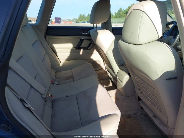 2007 Subaru Outback 2.5i მანქანა იყიდება აუქციონზე, vin: 4S4BP61C477316935, აუქციონის ნომერი: 46104580