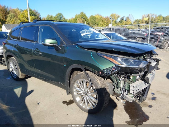2025 Toyota Highlander Hybrid Platinum მანქანა იყიდება აუქციონზე, vin: 5TDEBRCH6SS669153, აუქციონის ნომერი: 46104582