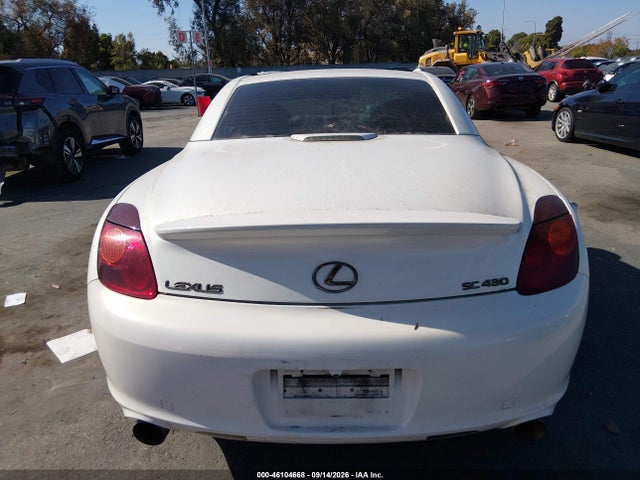 46104668 :رقم المزاد ، JTHFN48Y230040046 vin ، 2003 Lexus Sc 430 مزاد بيع