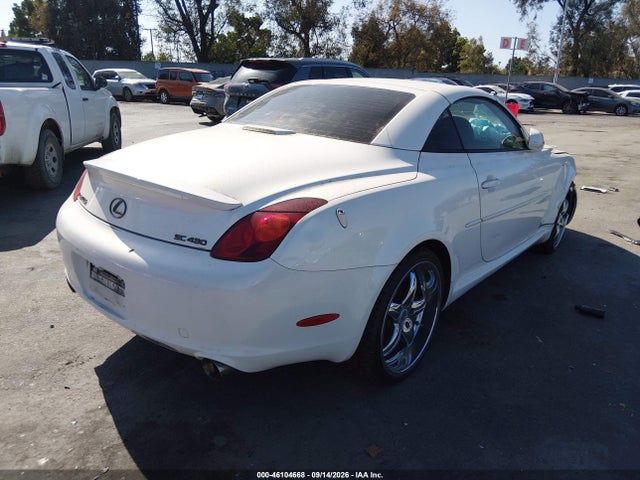 46104668 :رقم المزاد ، JTHFN48Y230040046 vin ، 2003 Lexus Sc 430 مزاد بيع