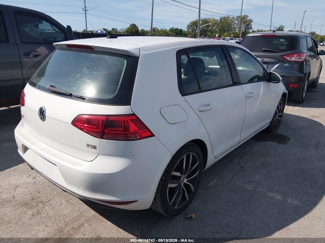 2015 Volkswagen Golf Tsi Se 4-door მანქანა იყიდება აუქციონზე, vin: 3VW217AU5FM062108, აუქციონის ნომერი: 46104742
