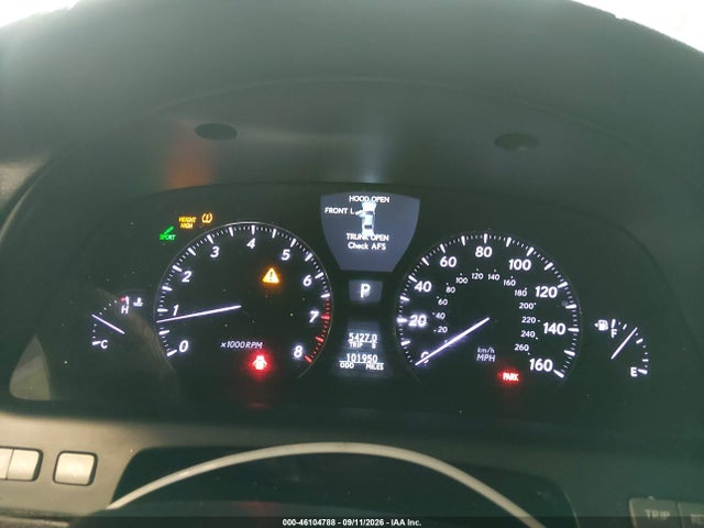 Продажа на аукционе авто 2010 Lexus Ls 460, vin: JTHBL5EF4A5097300, номер лота: 46104788