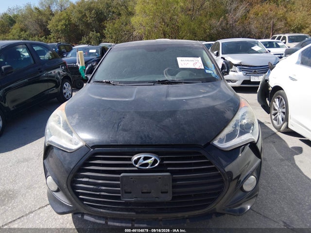 2014 Hyundai Veloster Turbo W/black მანქანა იყიდება აუქციონზე, vin: KMHTC6AE3EU198084, აუქციონის ნომერი: 46104879