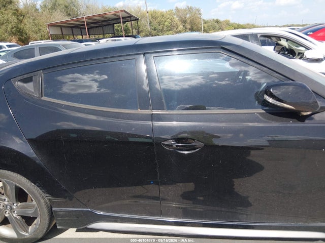 2014 Hyundai Veloster Turbo W/black მანქანა იყიდება აუქციონზე, vin: KMHTC6AE3EU198084, აუქციონის ნომერი: 46104879