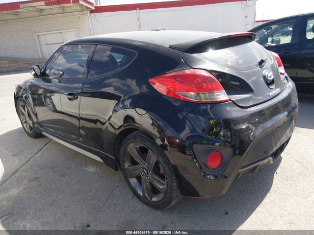 2014 Hyundai Veloster Turbo W/black მანქანა იყიდება აუქციონზე, vin: KMHTC6AE3EU198084, აუქციონის ნომერი: 46104879