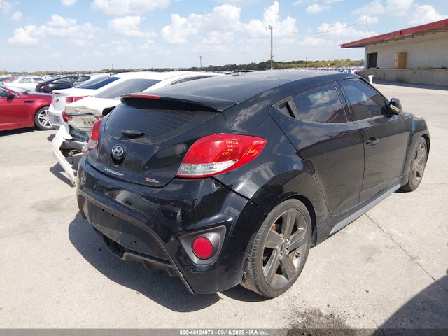 2014 Hyundai Veloster Turbo W/black მანქანა იყიდება აუქციონზე, vin: KMHTC6AE3EU198084, აუქციონის ნომერი: 46104879