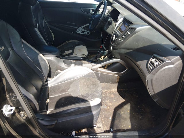 2014 Hyundai Veloster Turbo W/black მანქანა იყიდება აუქციონზე, vin: KMHTC6AE3EU198084, აუქციონის ნომერი: 46104879