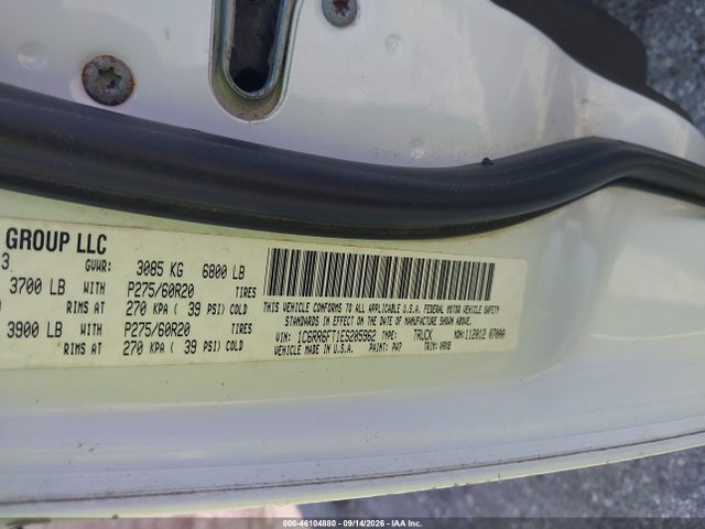2014 Ram 1500 Express მანქანა იყიდება აუქციონზე, vin: 1C6RR6FT1ES205962, აუქციონის ნომერი: 46104880