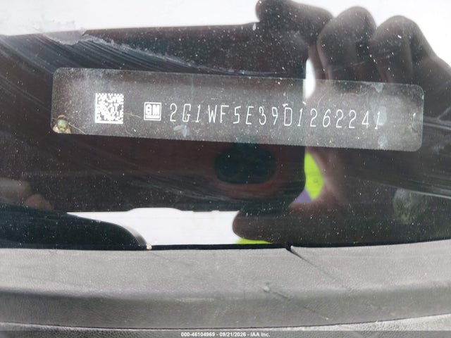46104969 :رقم المزاد ، 2G1WF5E39D1262241 vin ، 2013 Chevrolet Impala Ls مزاد بيع