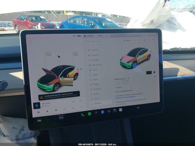 46104976 :رقم المزاد ، 5YJYGAEE4MF145297 vin ، 2021 Tesla Model Y Long Range Dual Motor All-wheel Drive مزاد بيع